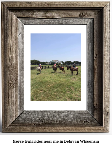 horse trail rides near me in Delavan, Wisconsin